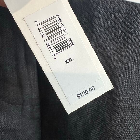 Banana Republic The Everyday Wide Leg Linen Pant Black XXL 713516 - Picture 6 of 10